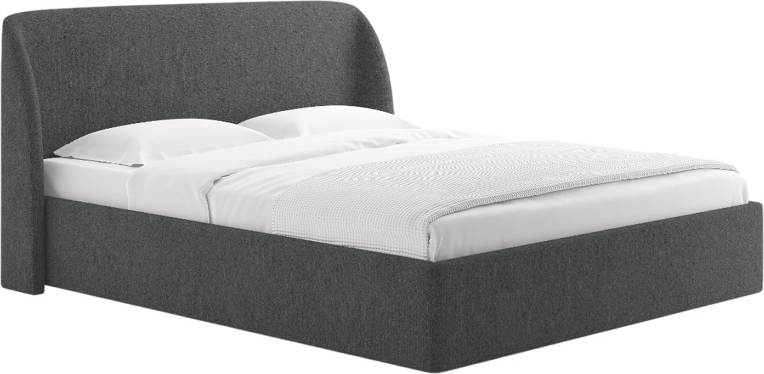 

Кровать Сонум Nicole 140x200 (кашемир серый)