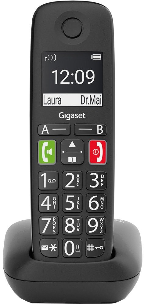 

Радиотелефон Gigaset E290 (черный)