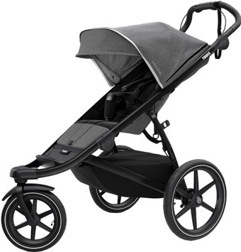 Коляска прогулочная «книга» Thule Urban Glide 2 2021 (dark shadow, черная рама)
