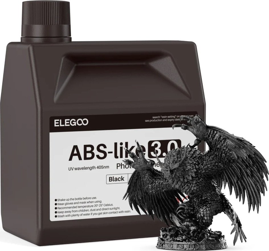Фотополимер Elegoo ABSlike V3.0 2кг (черный)