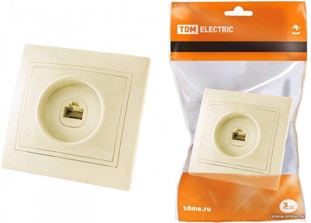 Розетка телефонная TDM Electric Таймыр SQ1814-0120