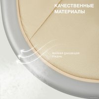 Шезлонг Nuovita Agio (серый/бежевый)