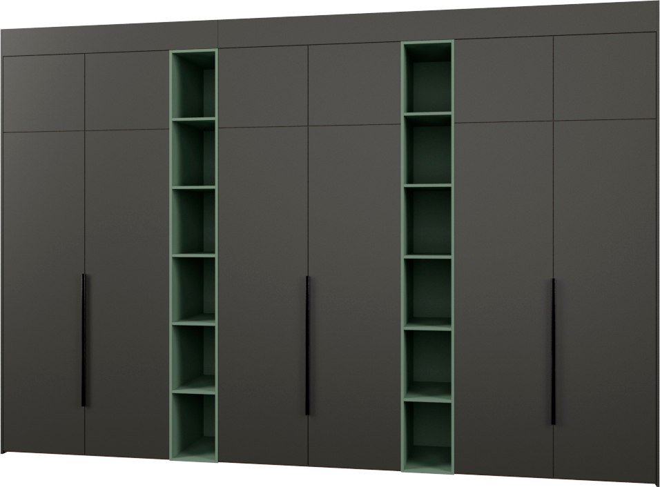 

Шкаф распашной Рэйгрупп Рэй S245-В18-4-WKZ В18-4 (дуб веллингтон/кобальт/зеленый самшит)