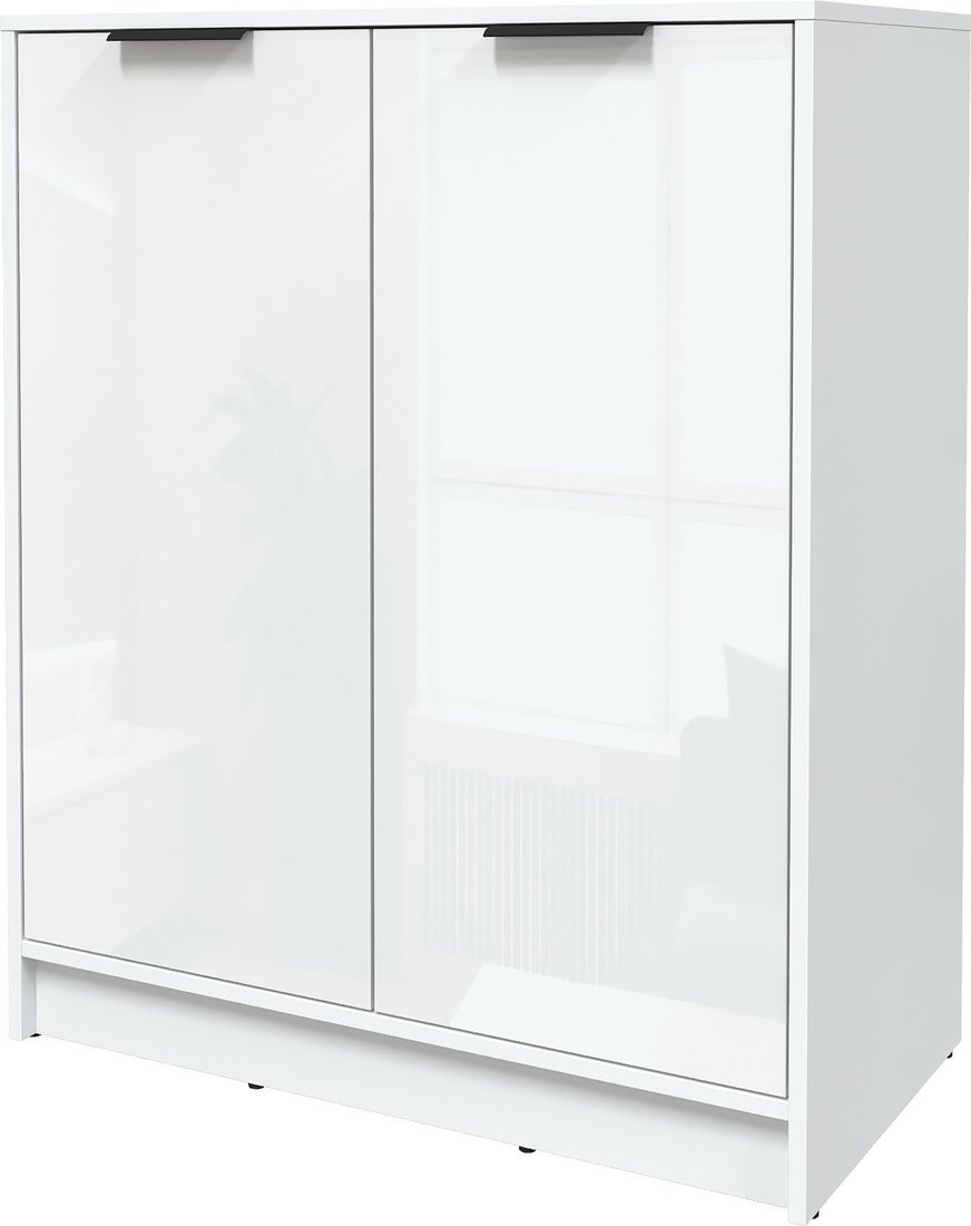 

Тумба Интерлиния Концепт КТ-Т84 Глосс (белый платинум/белый глянец)