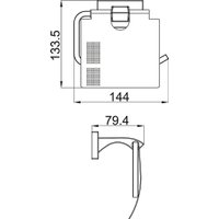Держатель для туалетной бумаги Gappo G0703-9