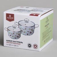 Набор кастрюль Agness 934-713