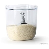 Набор емкостей Qualy Lucky Mouse QL10348-CL-GY