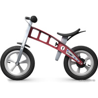 Беговел FirstBIKE Street с тормозом (красный)