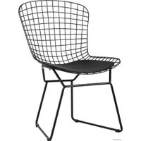 Стул Stool Group Bertoia с черной подушкой (черный)