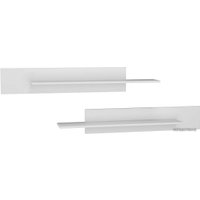 Полка НК-Мебель Point 71774470 (белый/белый глянец)