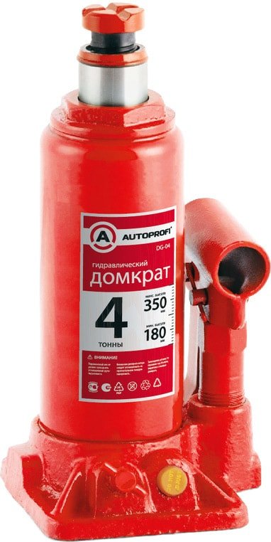 

Бутылочный домкрат Autoprofi DG-04 4т