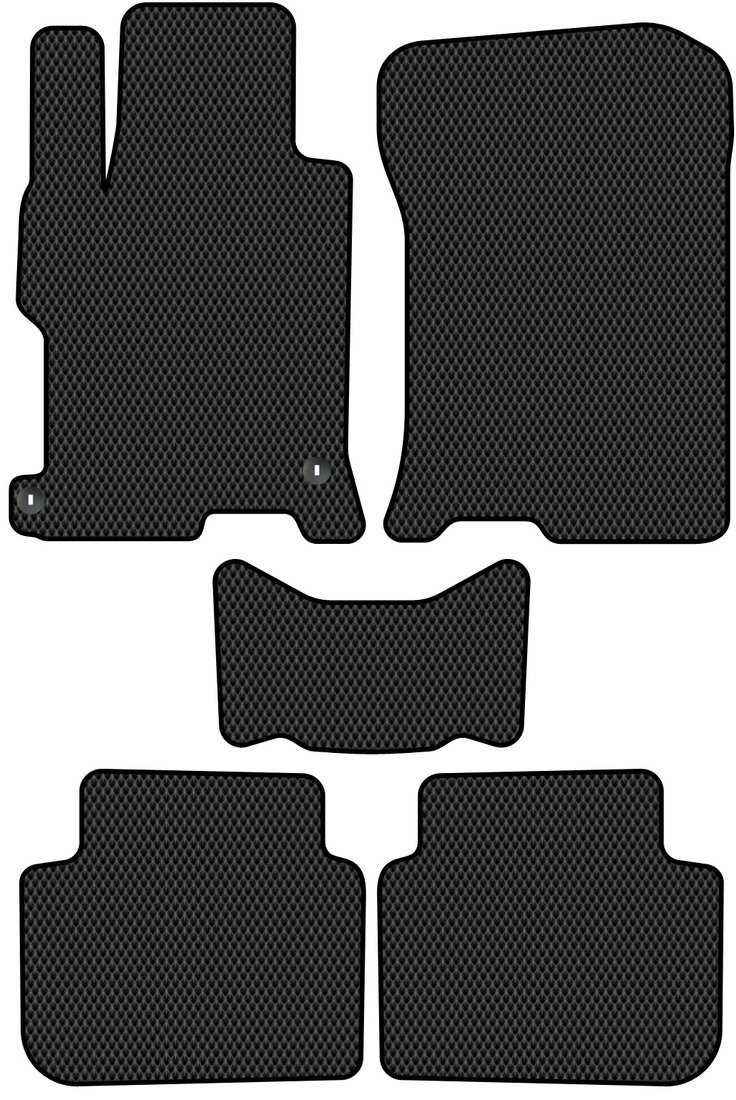 

Комплект ковриков для авто Alicosta Honda Accord IX (седан / CR) 2012 - 2015 (черный, ромб)