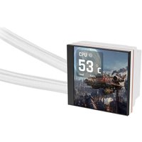 Система жидкостного охлаждения для процессора Thermaltake MAGFloe 420 Ultra ARGB Sync Snow Edition CL-W452-PL14SW-A