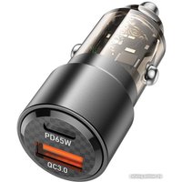 Автомобильное зарядное Borofone BZ20A (черный)