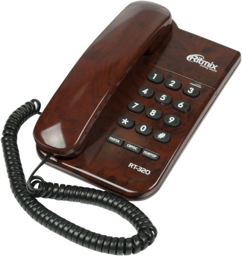 

Проводной телефон Ritmix RT-320 (мраморный кофе)