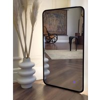 Зеркало с подсветкой  eMZe Smartphone 45x77 LED.UV.SMART.45.77.CHE (черный) в Пинске