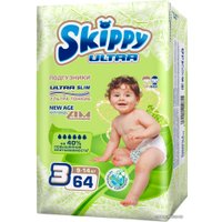 Подгузники Skippy Ultra 3 (64 шт)