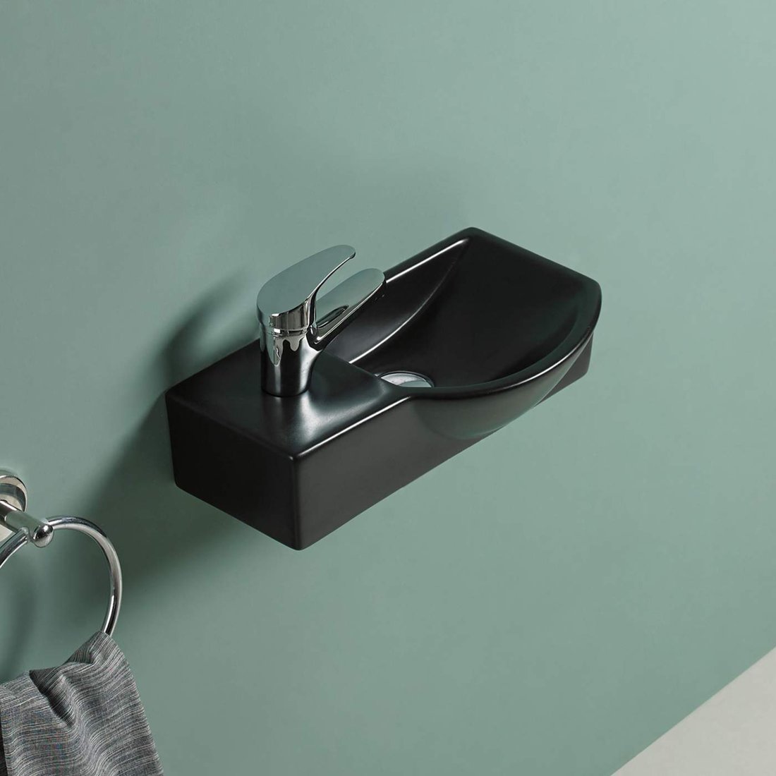 

Умывальник WeltWasser AISBACH 7940 MT-BL L