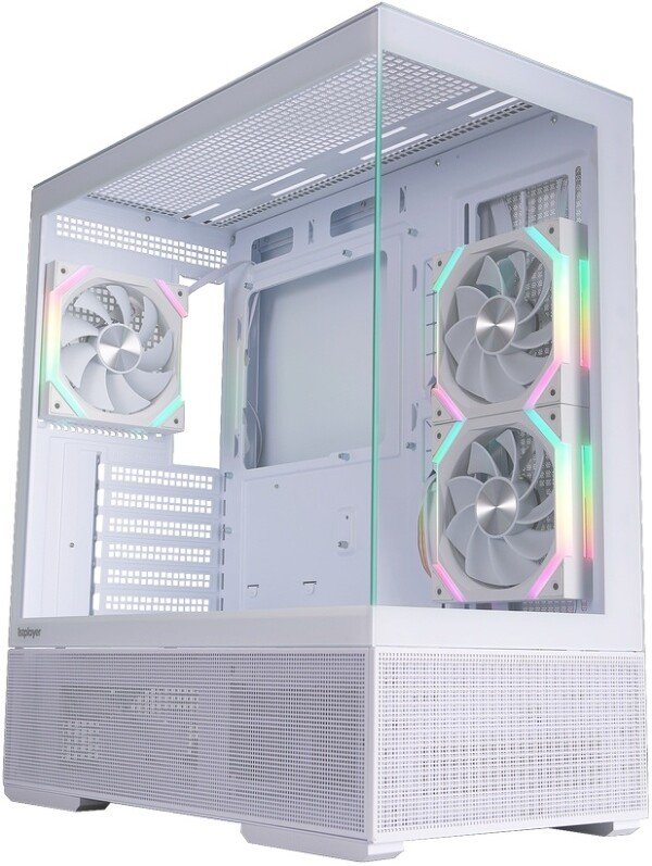 Корпус 1stPlayer CV7 ARGB CV7-WH-2FAR-W-2FH7R-W-1FH7-W (белый)