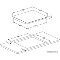 Варочная панель BEKO HII 64200 FMTW