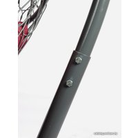 Подвесной диван M-Group Лежебока 11180302 (с серым ротангом/бордовая подушка)