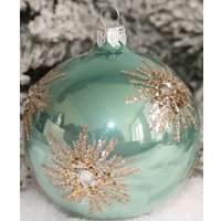 Елочная игрушка Орбитал Шар Д-363 200-072-3 (8см, мята)