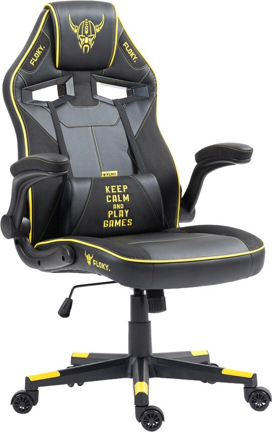 

Игровое (геймерское) кресло FLOKY Asgard Yellow (желтый)