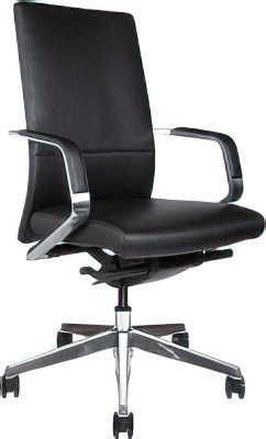 

Офисное кресло Norden Сиена LB B 1811 Black Leather (кожа черный/алюминий)