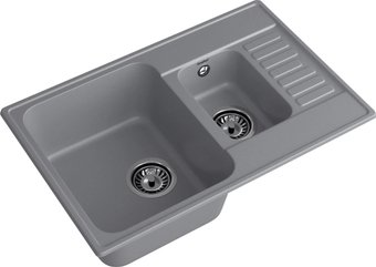 Кухонная мойка GranFest QUARZ Z-21K (темно-серый)