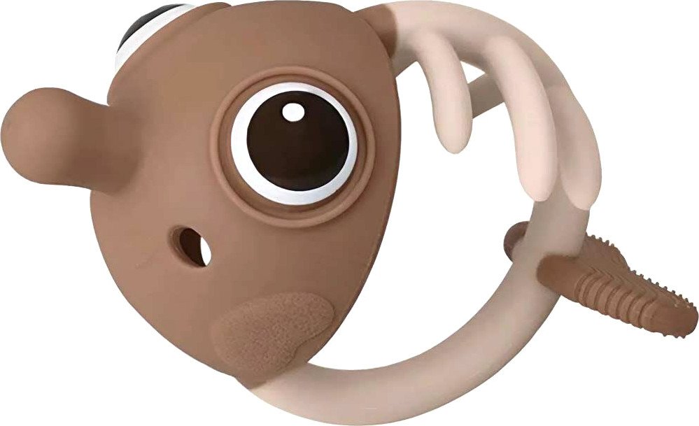 

Прорезыватель Mombella Рыбка 02105 (кофейный)