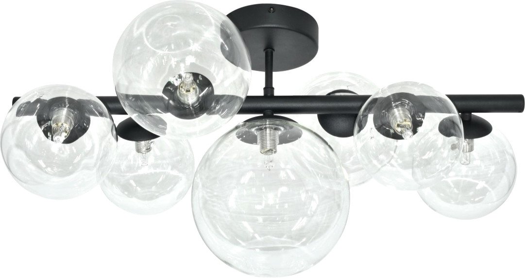 

Люстра средней высоты Mirastyle XL-20991/7 BK+TG