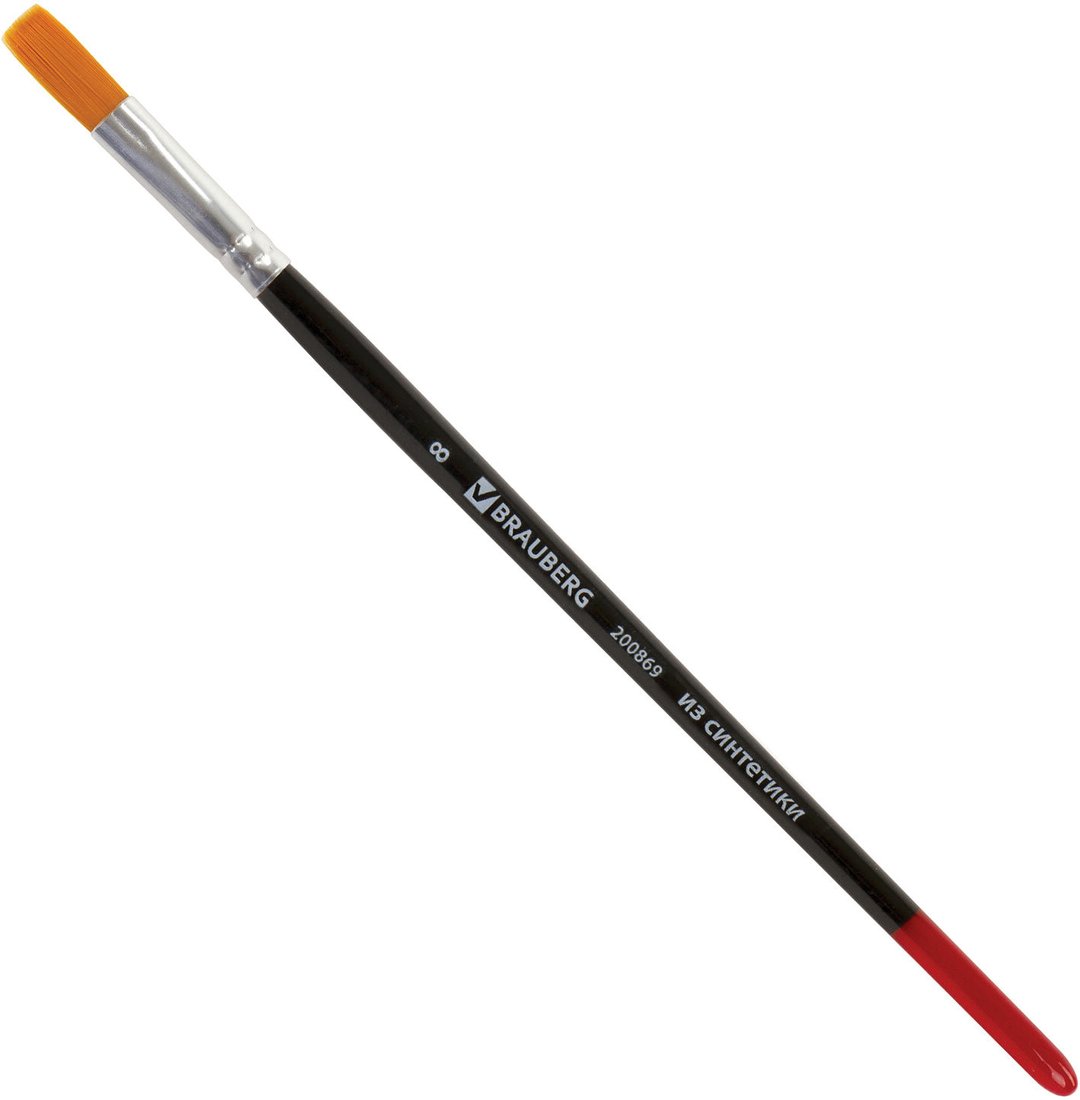 

Кисть для рисования BRAUBERG Art Classic 8 200869 (плоская)