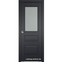 Межкомнатная дверь ProfilDoors 67U L 80x200 (черный матовый/стекло матовое)