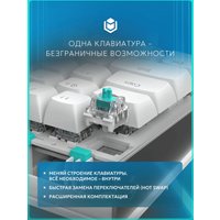 Клавиатура IO by Red Square Type 68 SE g3ms Sapphire V2 (белый)