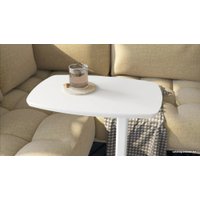 Приставной столик Калифорния мебель Дей (белый)