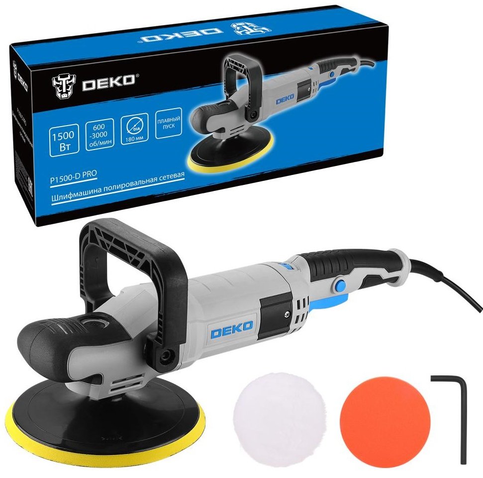 

Полировальная машина Deko P1500-D PRO 083-1050