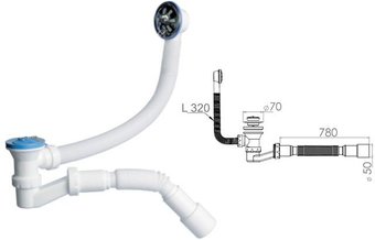 Сифон AV Engineering AVE129731