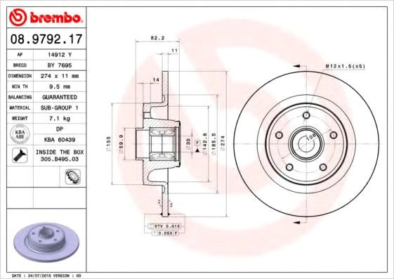 

Brembo 08979217