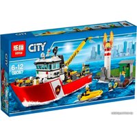 Конструктор Lepin 02057 Пожарный катер