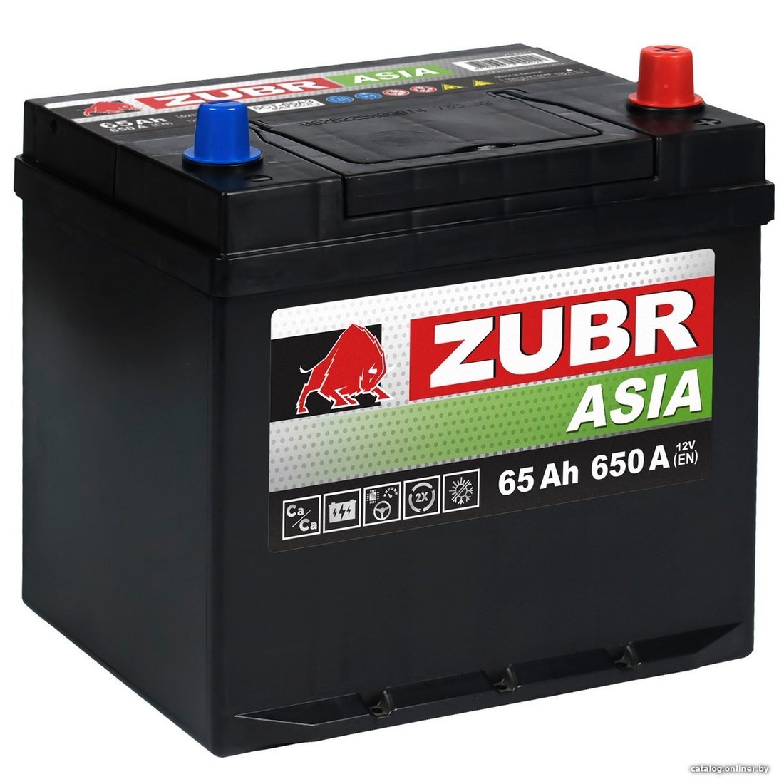Автомобильный аккумулятор Zubr Premium Asia R+ (65 А·ч)