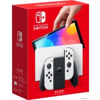 Игровая приставка Nintendo Switch OLED (белый)