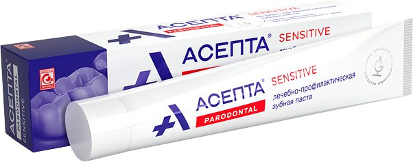 Зубная паста Асепта Sensitive лечебно-профилактическая (75мл)