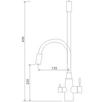 Смеситель Gross Aqua Neosteel GA3133611SSB