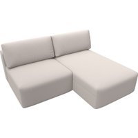 Угловой диван Лига диванов Лига-060 НПБ угол универсальный 129506 (замша Joly 05 бежевый)