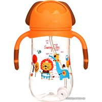 Поильник Pituso с ручками SN6323 (320 мл, оранжевый)
