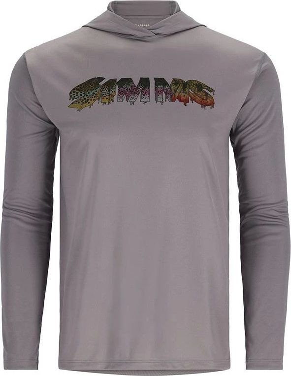 

Футболка Simms Tech Hoody - Artist Series (XL, steel/trout drip)
