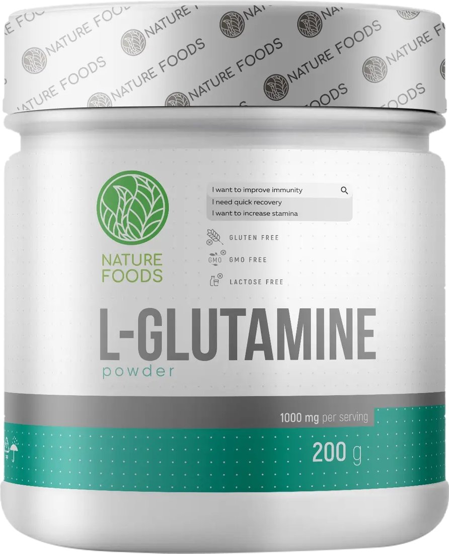 

L-глютамин Nature Foods Glutamine powder