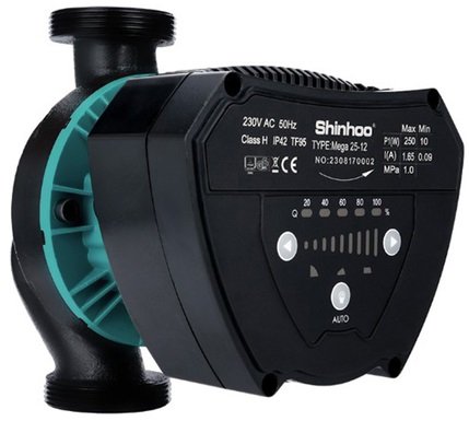 

Циркуляционный насос Shinhoo Mega 32-12 (с гайками)