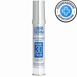 

Librederm Крем для лица Гиалуроновый 3D филлер ночной (30 мл)