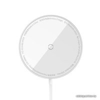 Беспроводное зарядное Baseus Simple Mini3 Magnetic Wireless Charger 15W CCJJ040012 (белый)